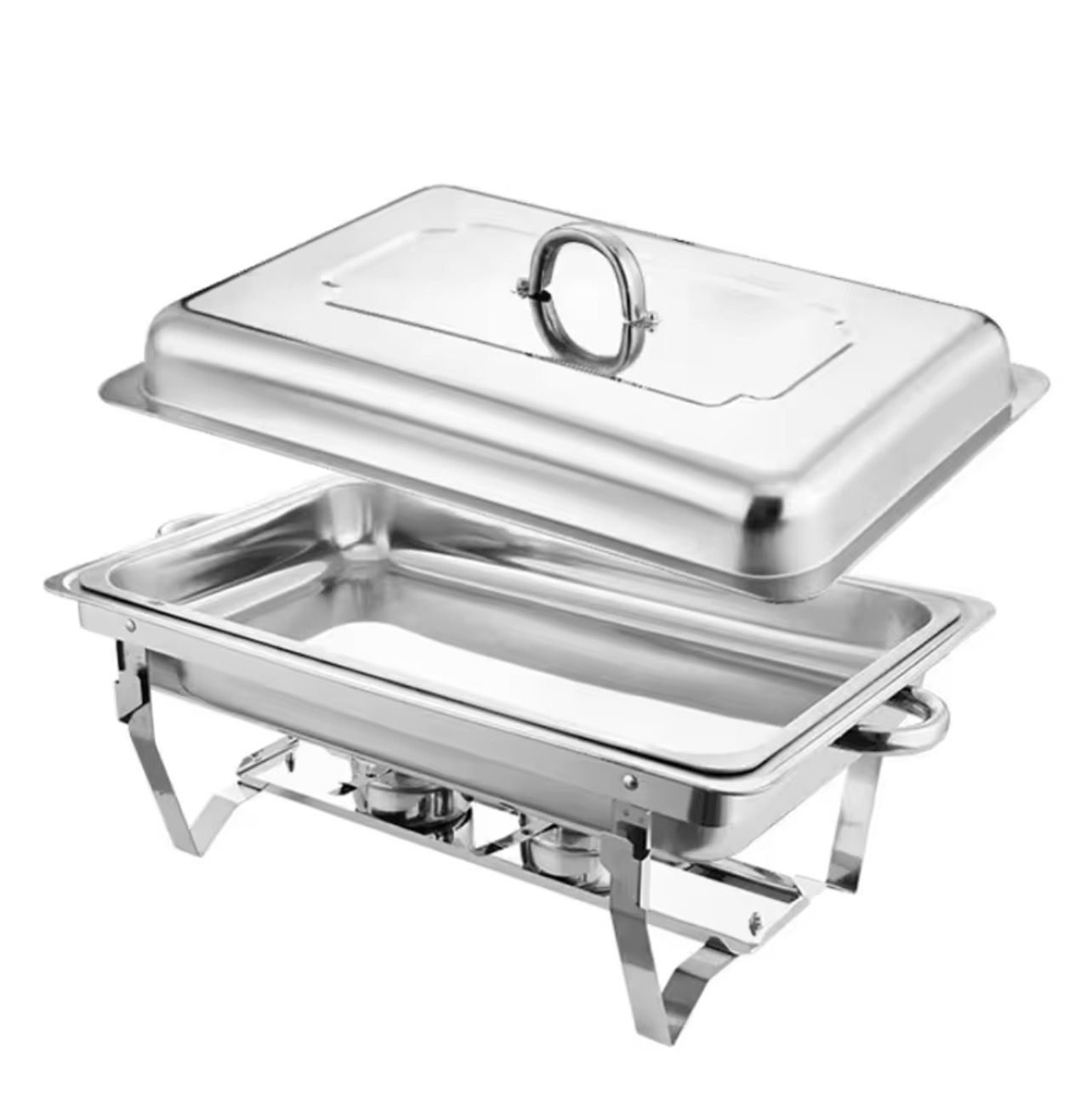 stainless steel single food warmer