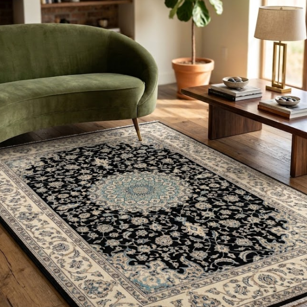 Exquisite Persian-Style Medallion Rug – 3m x 2m | Auckland Premium Home Decor