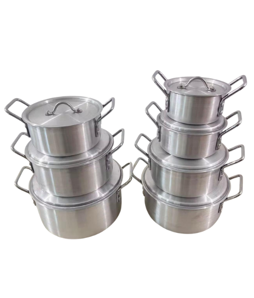 7-Piece Essential Aluminum Cookware Set – Lightweight & High-Conductivity