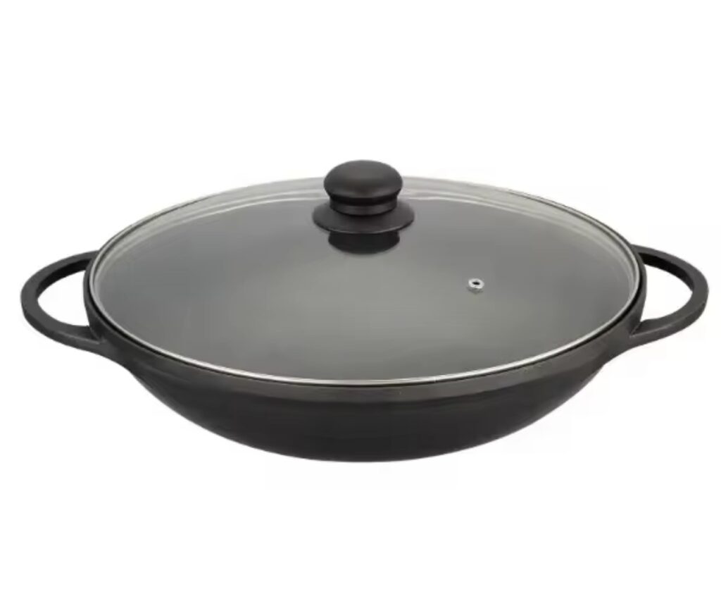 Premium 40cm non-stick stockpot with tempered glass lid and ergonomic side handles