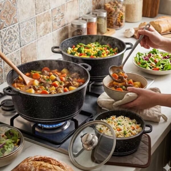 Iron Non-Stick Stockpot
