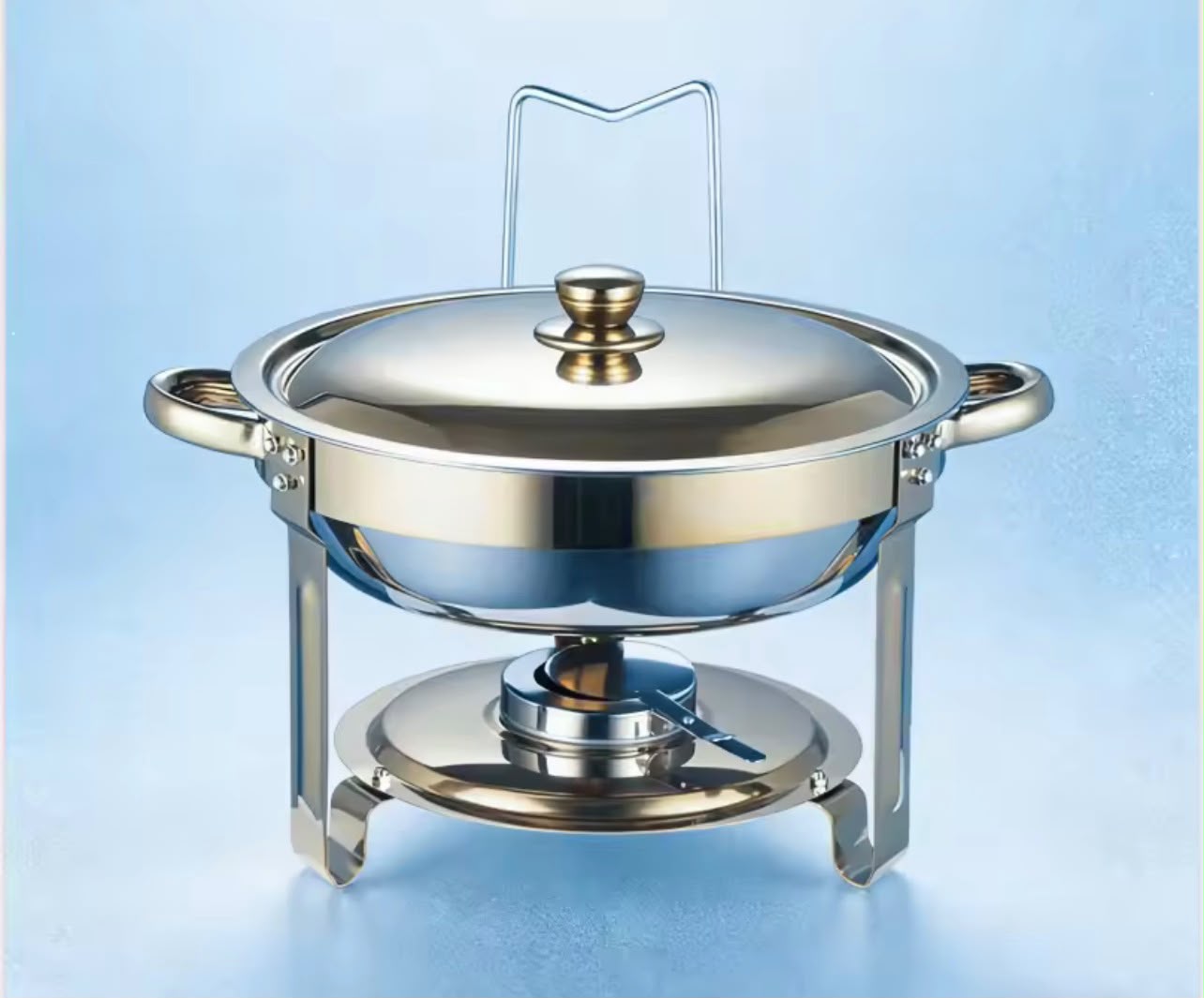 5L stainless steel chafing dish with gold finish buffet serving dish for catering and events in New Zealand 5L stainless steel chafing dish with gold finish buffet serving dish for catering and events in New Zealand