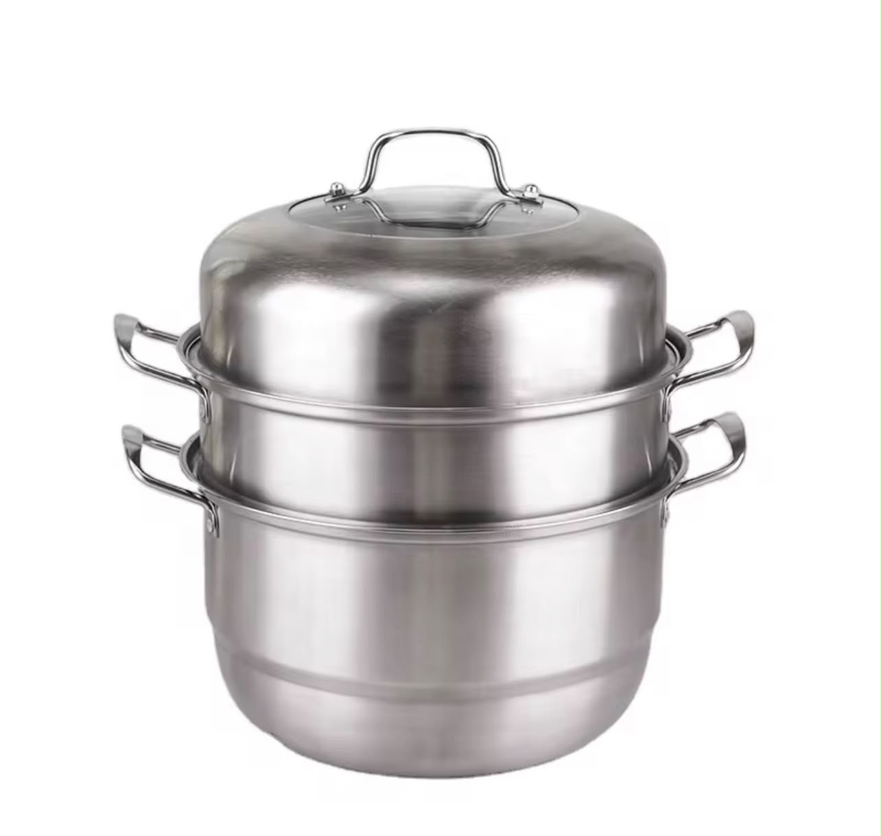 28cm heavy duty stainless steel multi-layer steamer pot with lid for healthy cooking in New Zealand 28cm heavy duty stainless steel multi-layer steamer pot with lid for healthy cooking in New Zealand