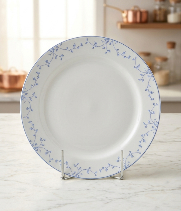 Classic Blue Vine Ceramic Dinner Plate (28.6 cm) Classic Blue Vine Ceramic Dinner Plate 28.6 cm | Safe & Save NZ