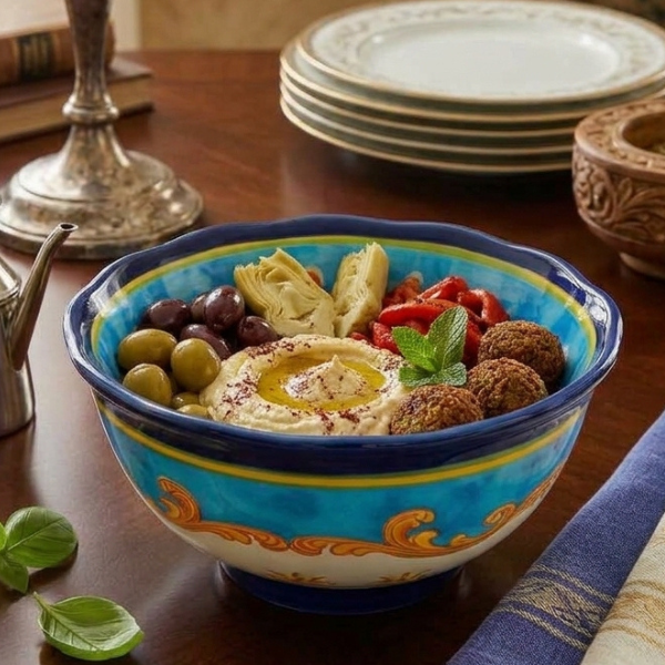 Capri Collection Ceramic Deep Bowl 15 cm | Safe & Save NZ